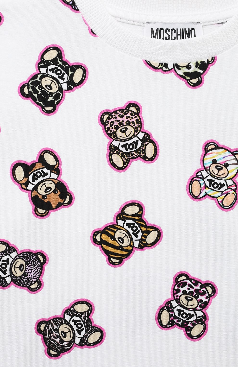 Хлопковая футболка MOSCHINO, арт. HAM060/LBBD6/10-14, фото 3