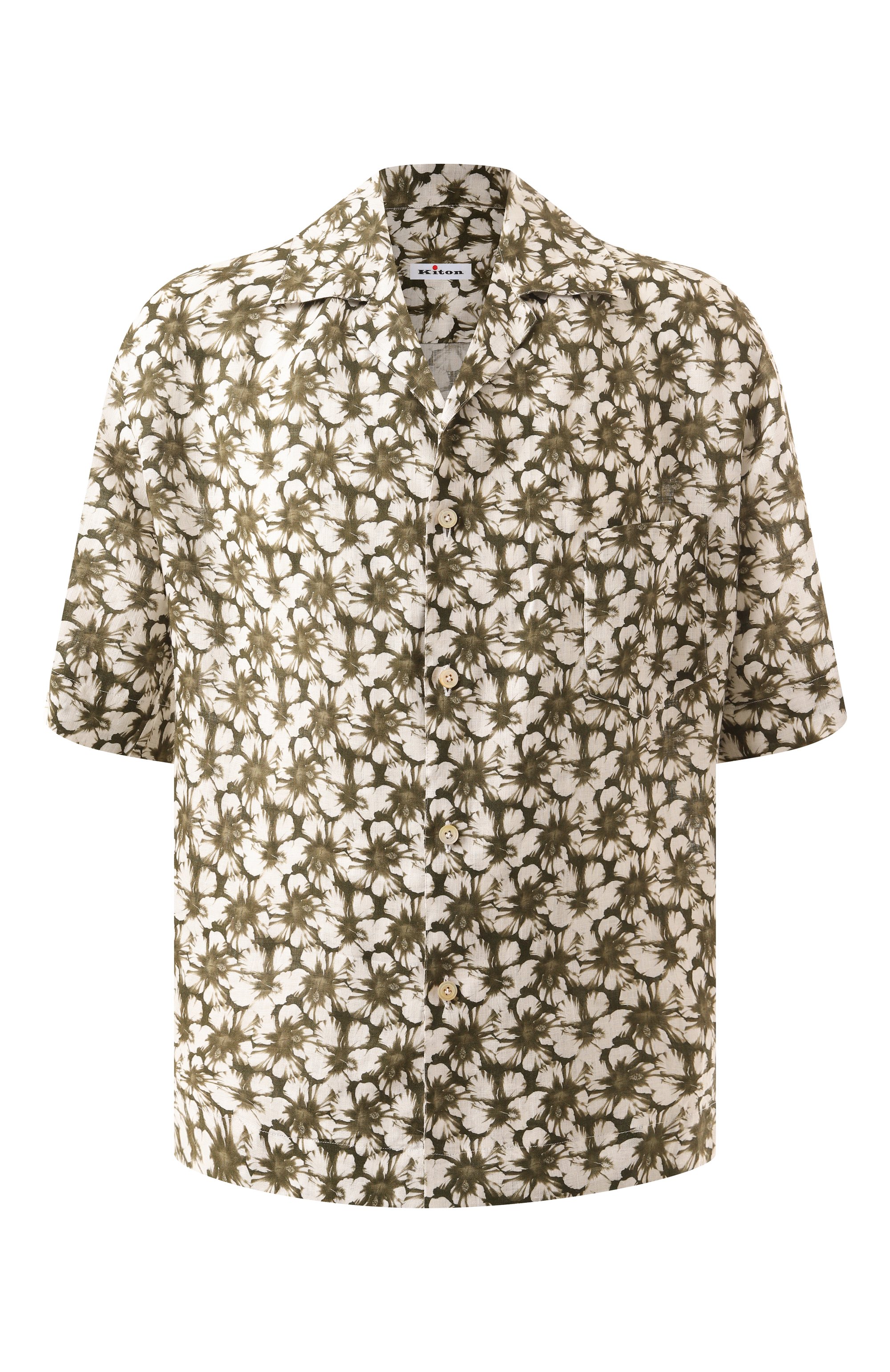 Льняная рубашка KITON, арт. UMC028H0924703, фото 1