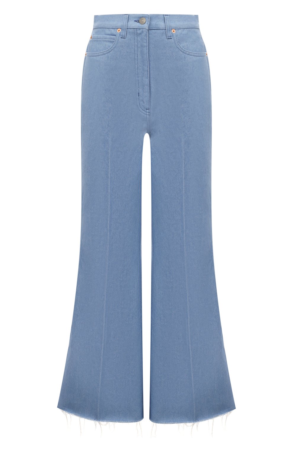 Джинсы GUCCI голубого цвета по цене 99360 руб., арт. 651312 XDBJ9, фото 1 Джинсы GUCCI, арт. 651312 XDBJ9, фото 1