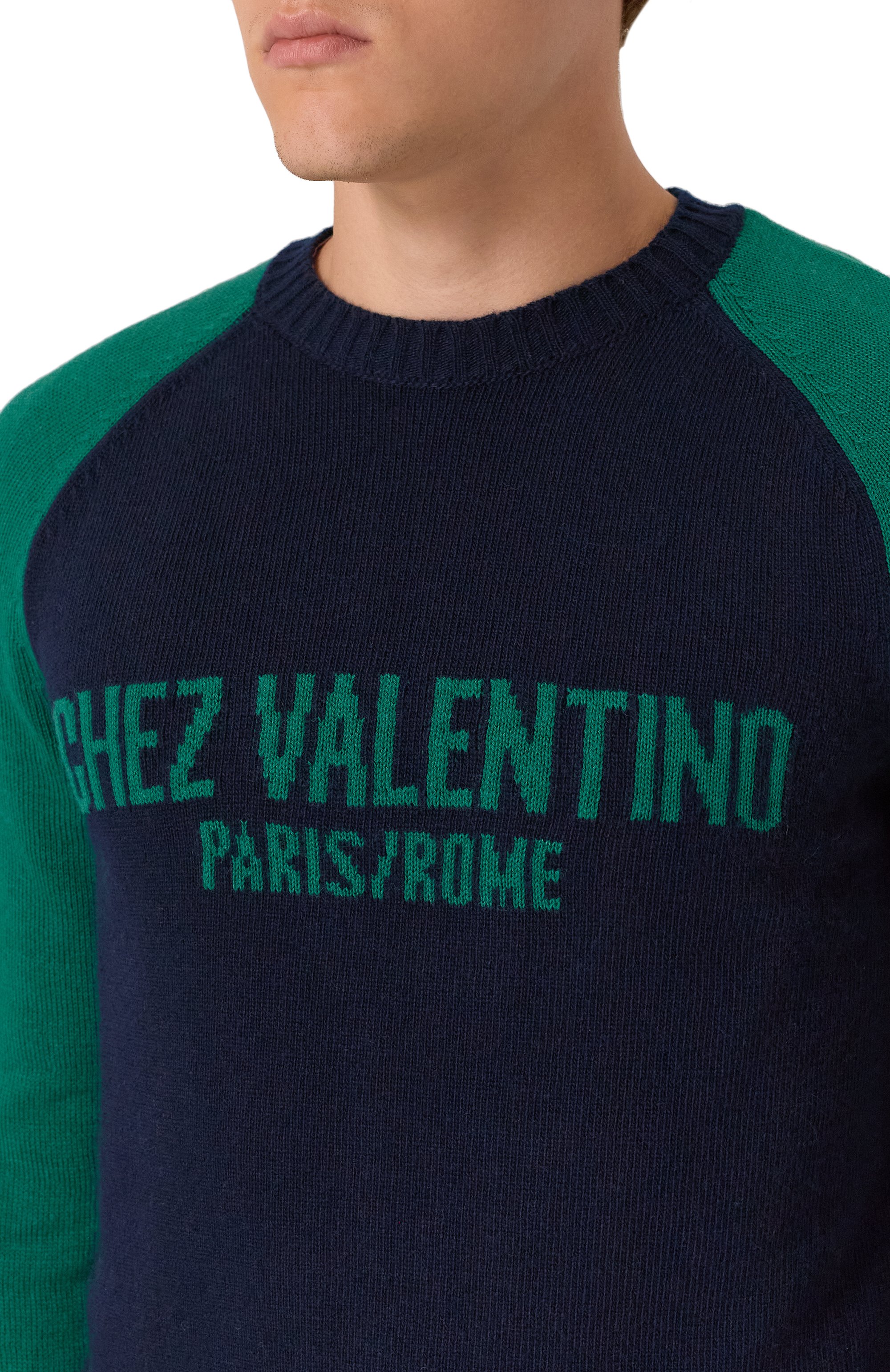 Свитер из шерсти и хлопка VALENTINO, арт. 7V3KC34T/B1N, фото 5