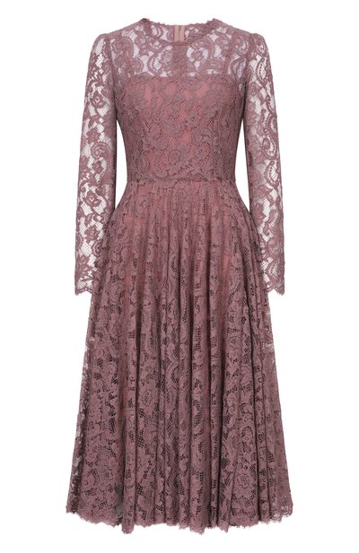 Женское платье из хлопка и вискозы DOLCE & GABBANA, арт. F6TJ0T/ILMDR