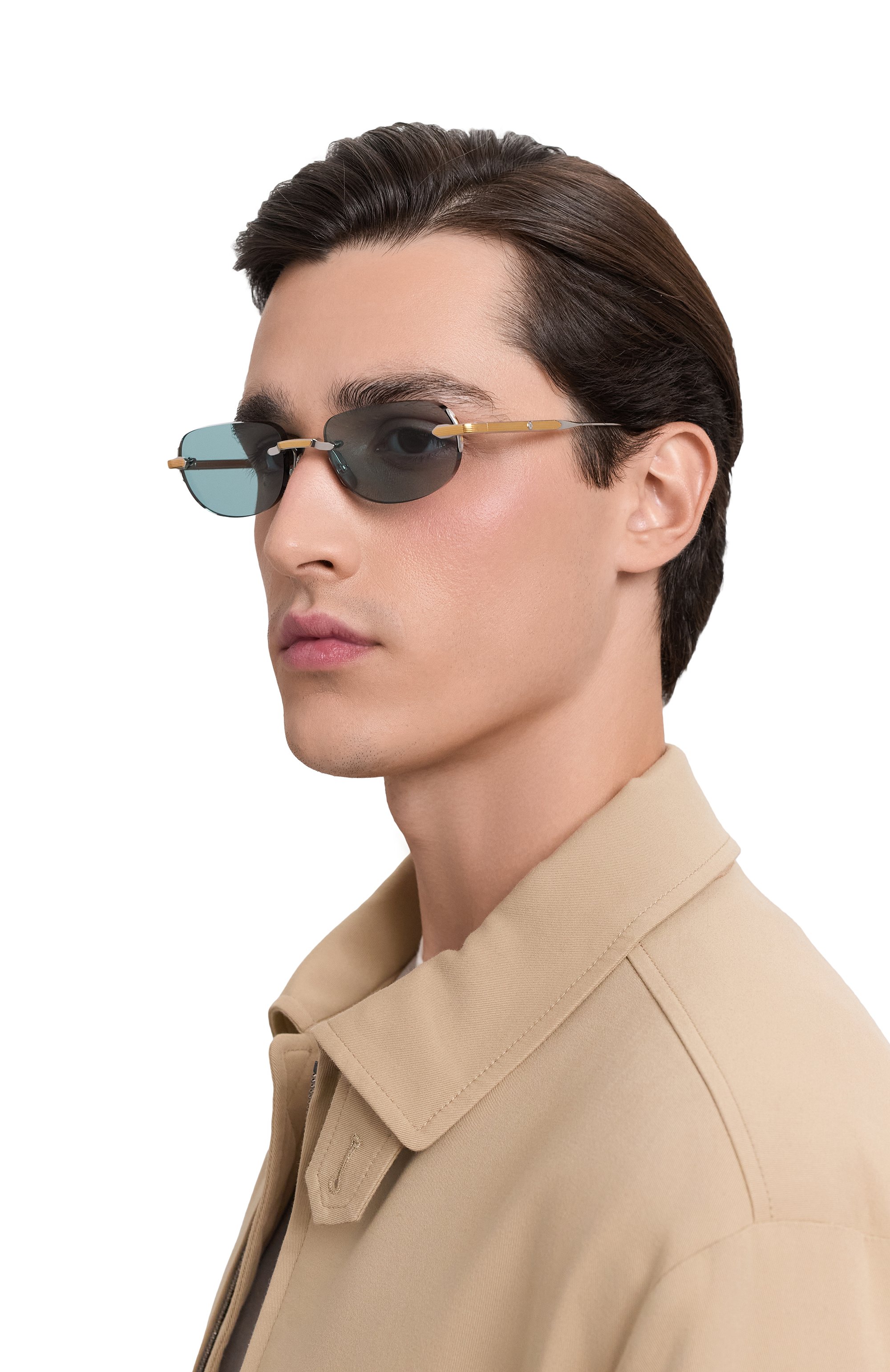 Солнцезащитные очки LUNETTERIE GENERALE, арт. ST-TR0PEZ PALLADIUM TEA, фото 2