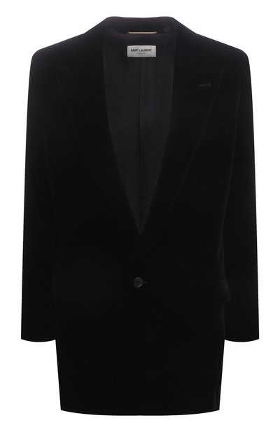 Бархатный жакет SAINT LAURENT, арт. 648760/Y525R, фото 1