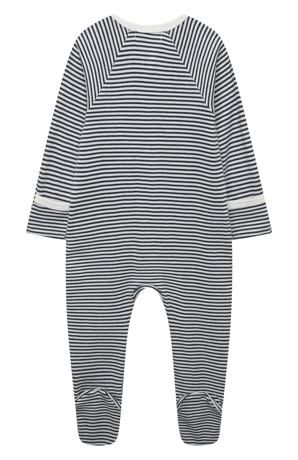 Хлопковый комбинезон BABYBU темно-синего цвета по цене 4900 руб., арт. PE1001ES, фото 2 Хлопковый комбинезон BABYBU, арт. PE1001ES, фото 2