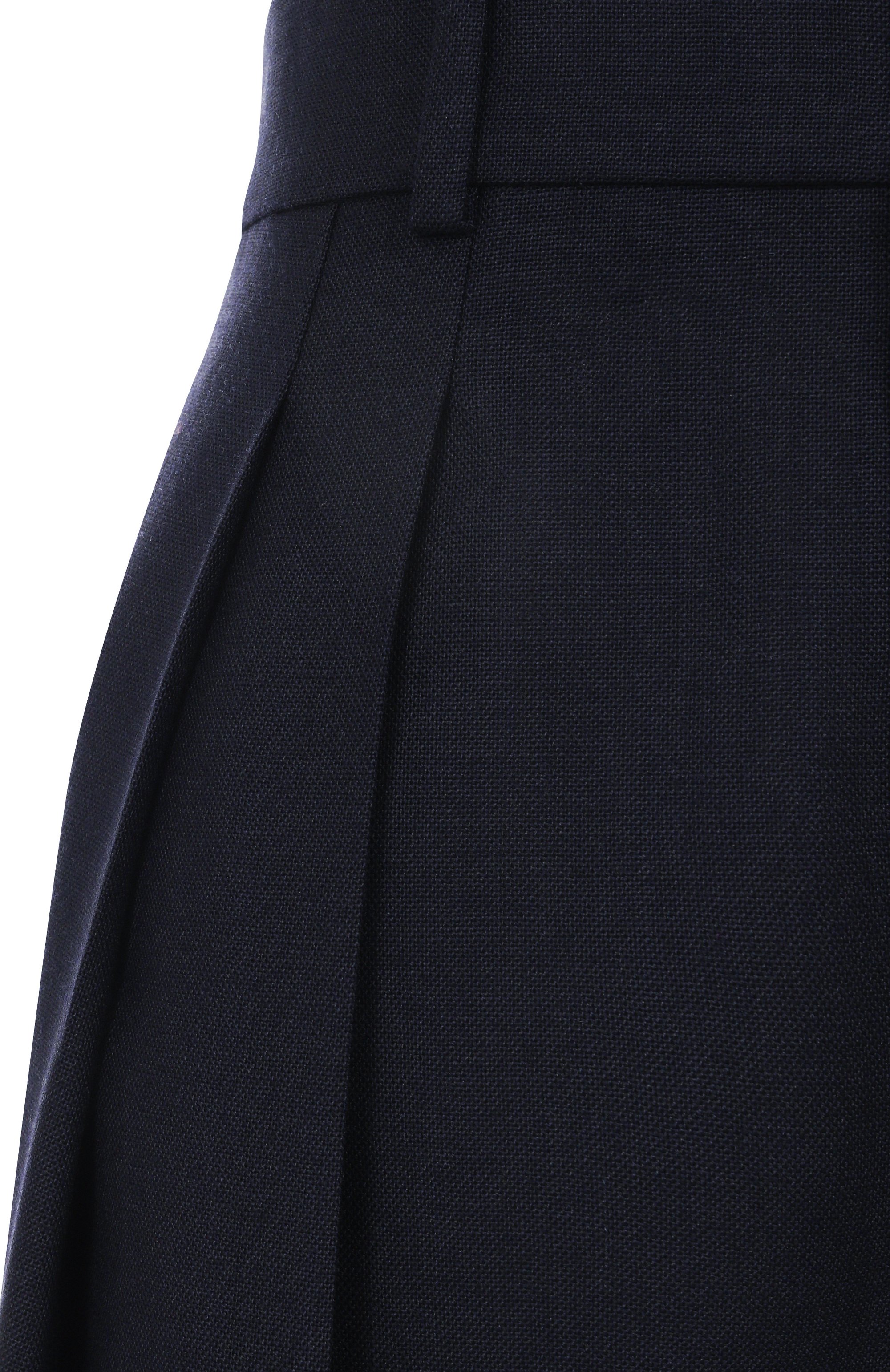 Шерстяные брюки SAINT LAURENT темно-синего цвета по цене 192000 руб., арт. 824389/Y5K32, фото 6 Шерстяные брюки SAINT LAURENT, арт. 824389/Y5K32, фото 6