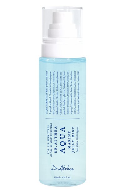 Женское мист для лица с гиалуроновой кислотой и морскими экстрактами aqua marine jelly mist (100ml) DR. ALTHEA, арт. 256184
