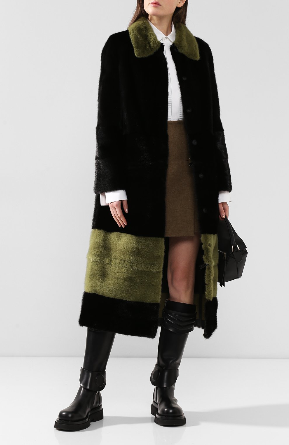 Шуба из меха норки FENDI, арт. FNF70H XP0, фото 2