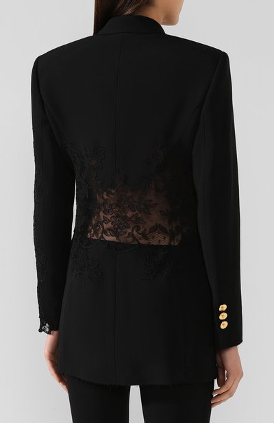 Жакет VERSACE черного цвета по цене 528500 руб., арт. A84448/A212457, фото 4 Жакет VERSACE, арт. A84448/A212457, фото 4