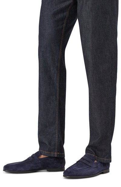 Замшевые пенни-лоферы CANALI, арт. 661210E/RB01107, фото 3