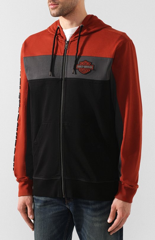 Хлопковая толстовка Genuine Motorclothes Harley-Davidson 99084-20VM Разноцветный  99084-20VM Фото 3