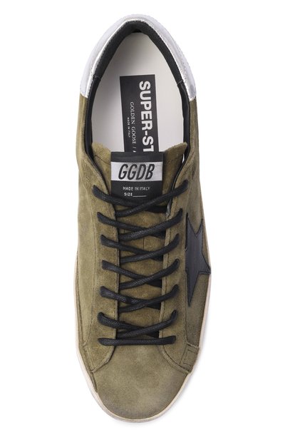 Замшевые кеды super-star GOLDEN GOOSE DELUXE BRAND, арт. GMF00101.F008697, фото 5
