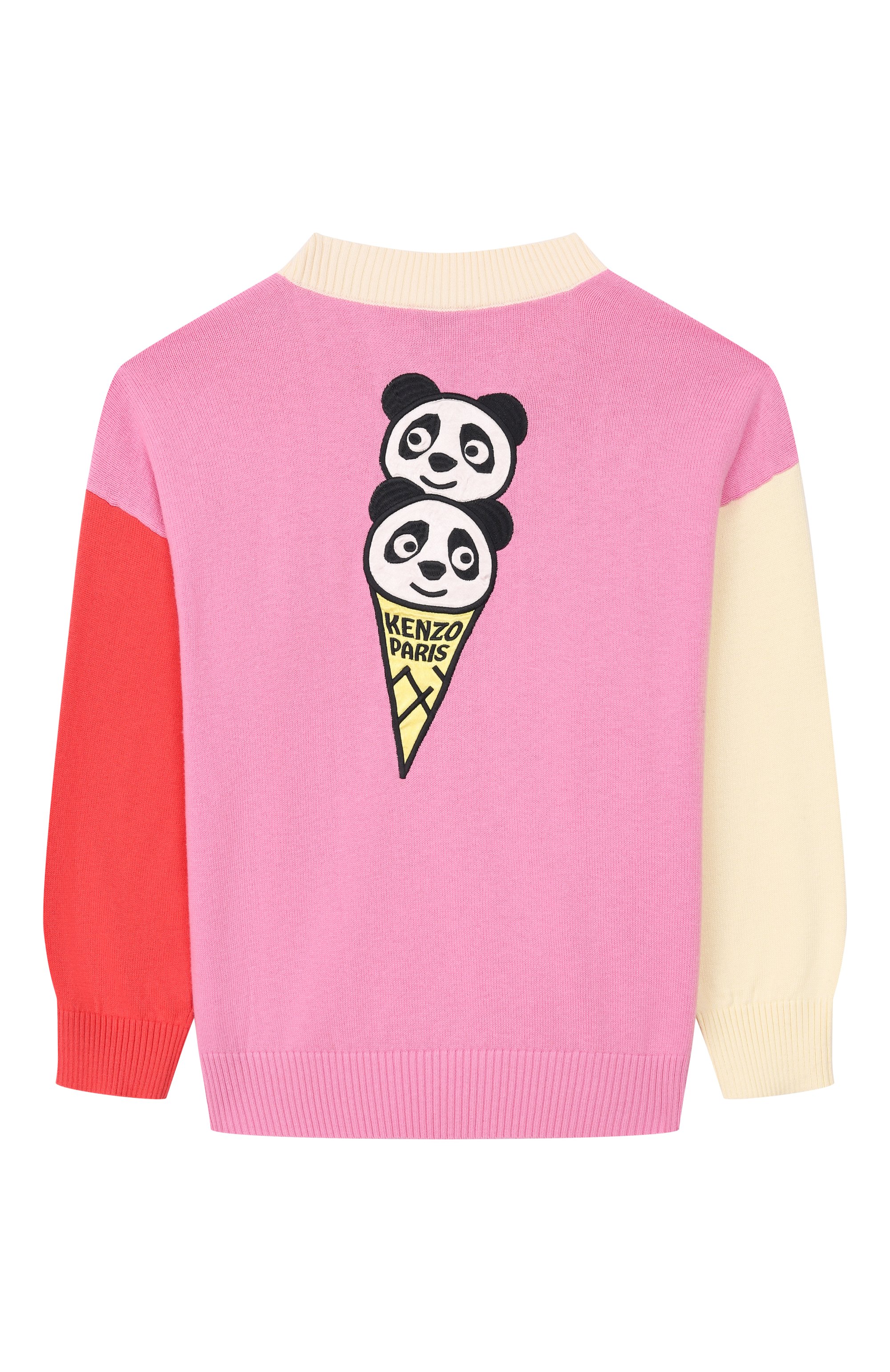 Хлопковый кардиган KENZO розового цвета по цене 22850 руб., арт. K61791, фото 2 Хлопковый кардиган KENZO, арт. K61791, фото 2