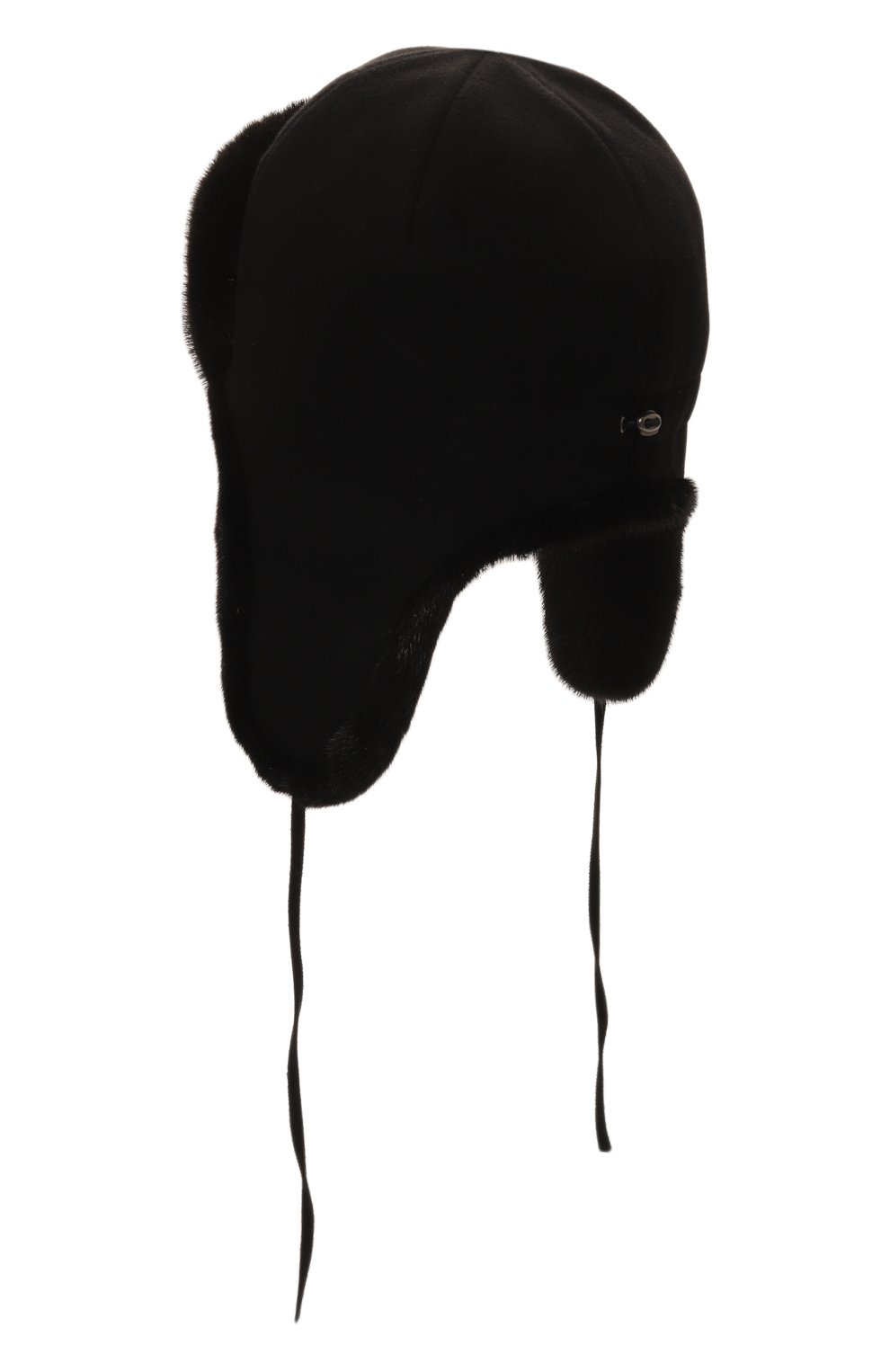 Кашемировая шапка-ушанка бруклин с мехом норки FURLAND, арт. 0130910010008400032, фото 2