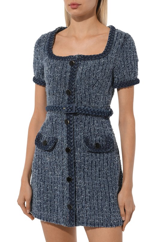 Джинсовое платье self-portrait PF24-836S-BL Синий  PF24-836S-BL Фото 3