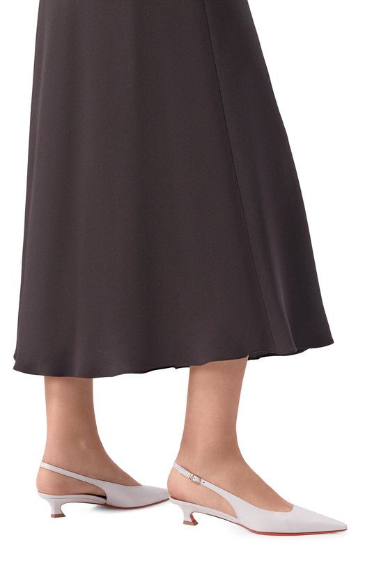 Кожаные туфли Santoni WDTG72276HA2NWLN Белый  WDTG72276HA2NWLN Фото 2