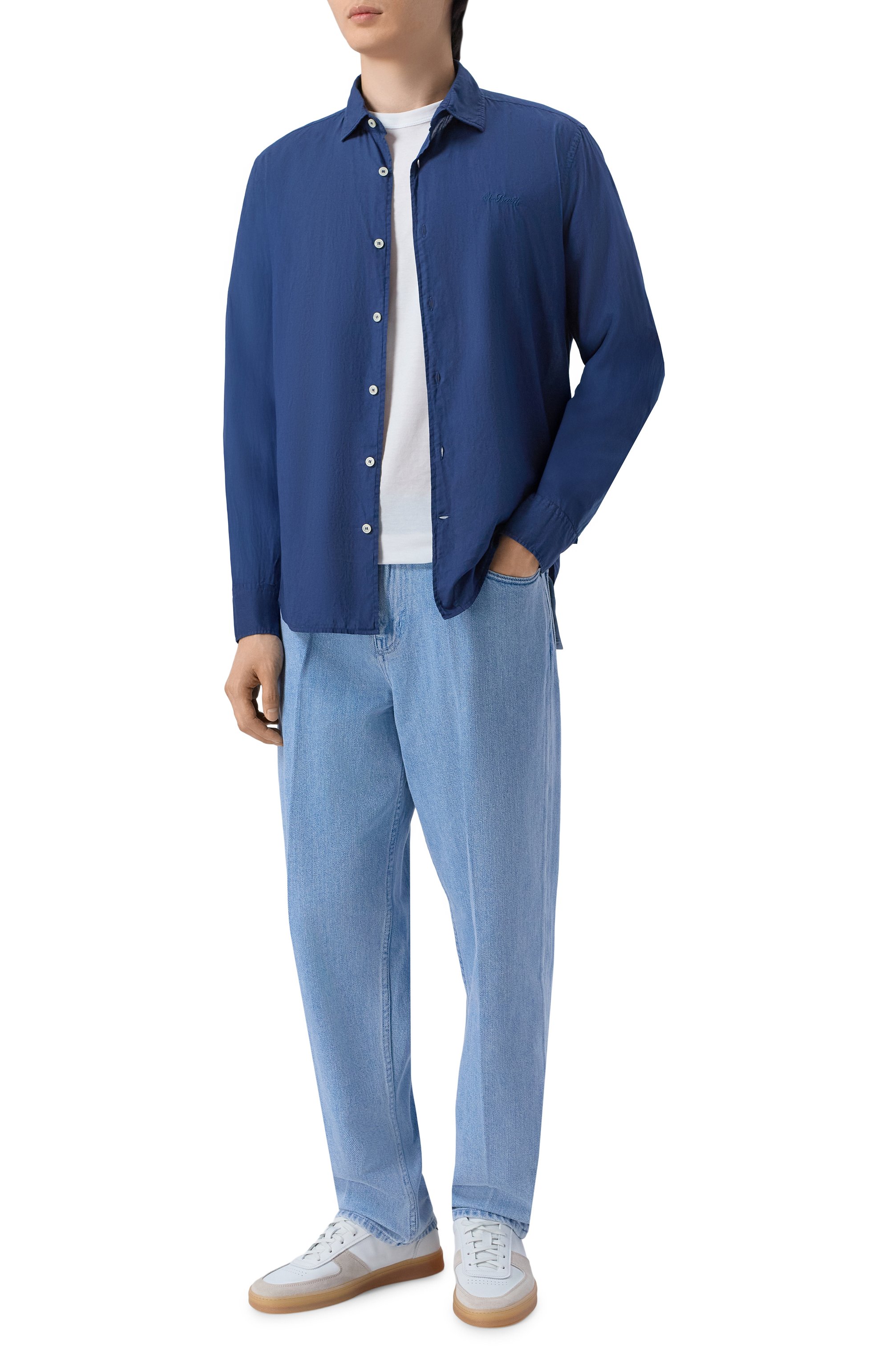 Хлопковая рубашка MC2 SAINT BARTH, арт. LCM0001-00097L/CHEMISE ICE, фото 2