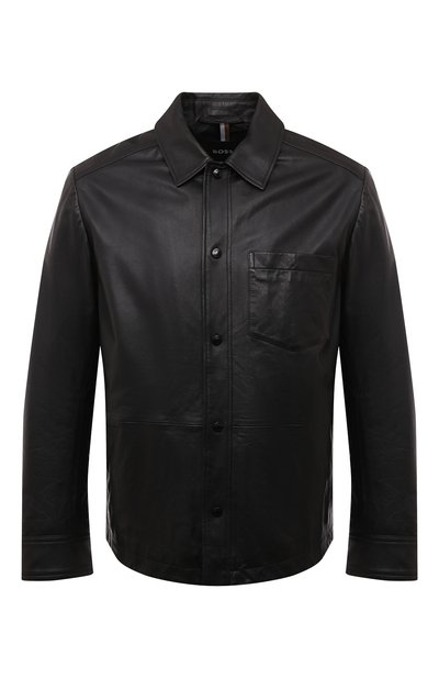 Кожаная куртка-рубашка BOSS, арт. 50482203, фото 1