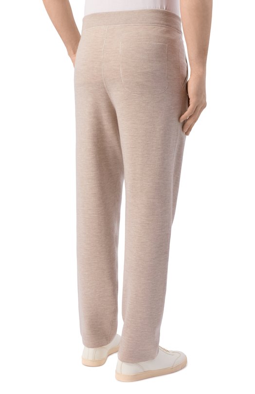 Брюки из хлопка и кашемира Brioni UMUB0L/P0K03 Бежевый  UMUB0L/P0K03 Фото 4