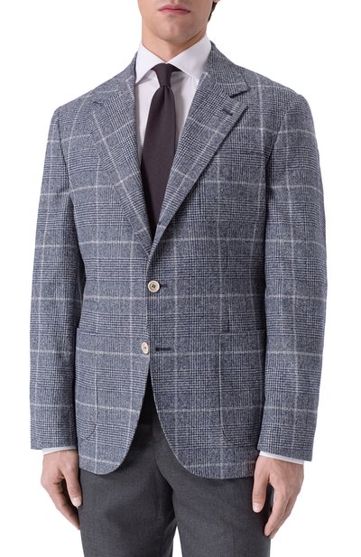 Шерстяной пиджак BRUNELLO CUCINELLI, арт. MV4037BND, фото 4