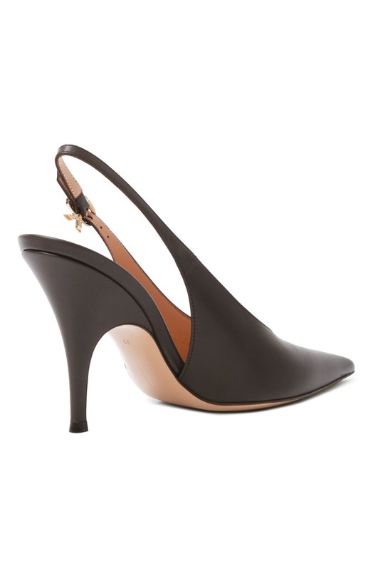 Кожаные туфли Sofia 95 Gianvito Rossi G95605.95RIC.VITM0KA Коричневый  G95605.95RIC.VITM0KA Фото 5