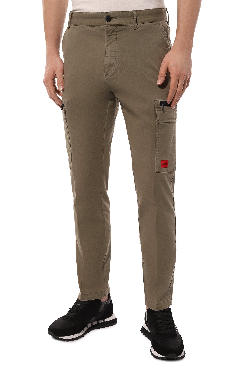 Хлопковые брюки-карго HUGO, арт. 50484022, фото 3