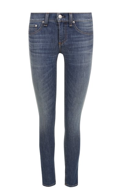 Женские джинсы-скинни с потертостями RAG AND BONE, арт. W1526K122RAE