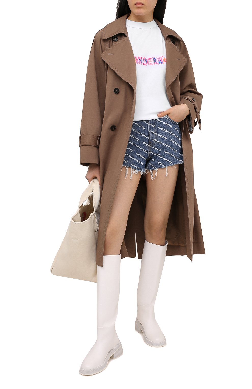 Джинсовые шорты ALEXANDER WANG, арт. 4DC1214897, фото 2