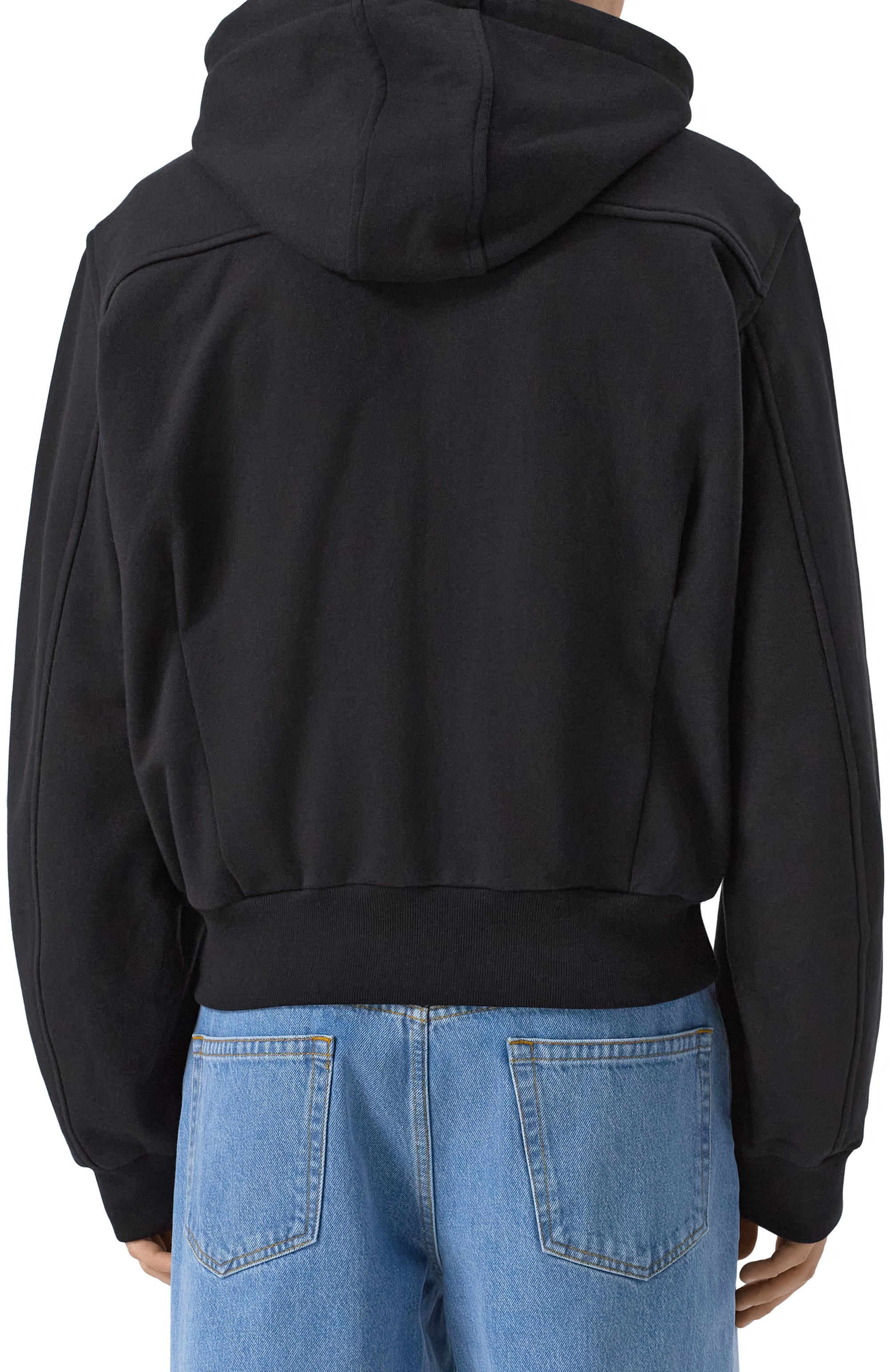 Хлопковая толстовка DRIES VAN NOTEN черного цвета по цене 83050 руб., арт. 251-021161-1610, фото 4 Хлопковая толстовка DRIES VAN NOTEN, арт. 251-021161-1610, фото 4