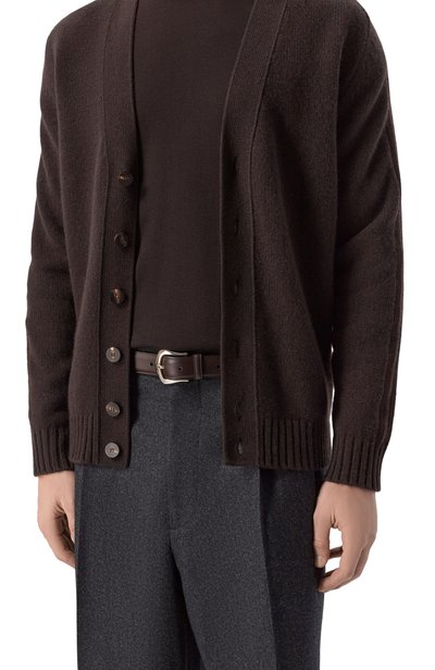 Мужской кожаный ремень BRUNELLO CUCINELLI, арт. MAUNX346