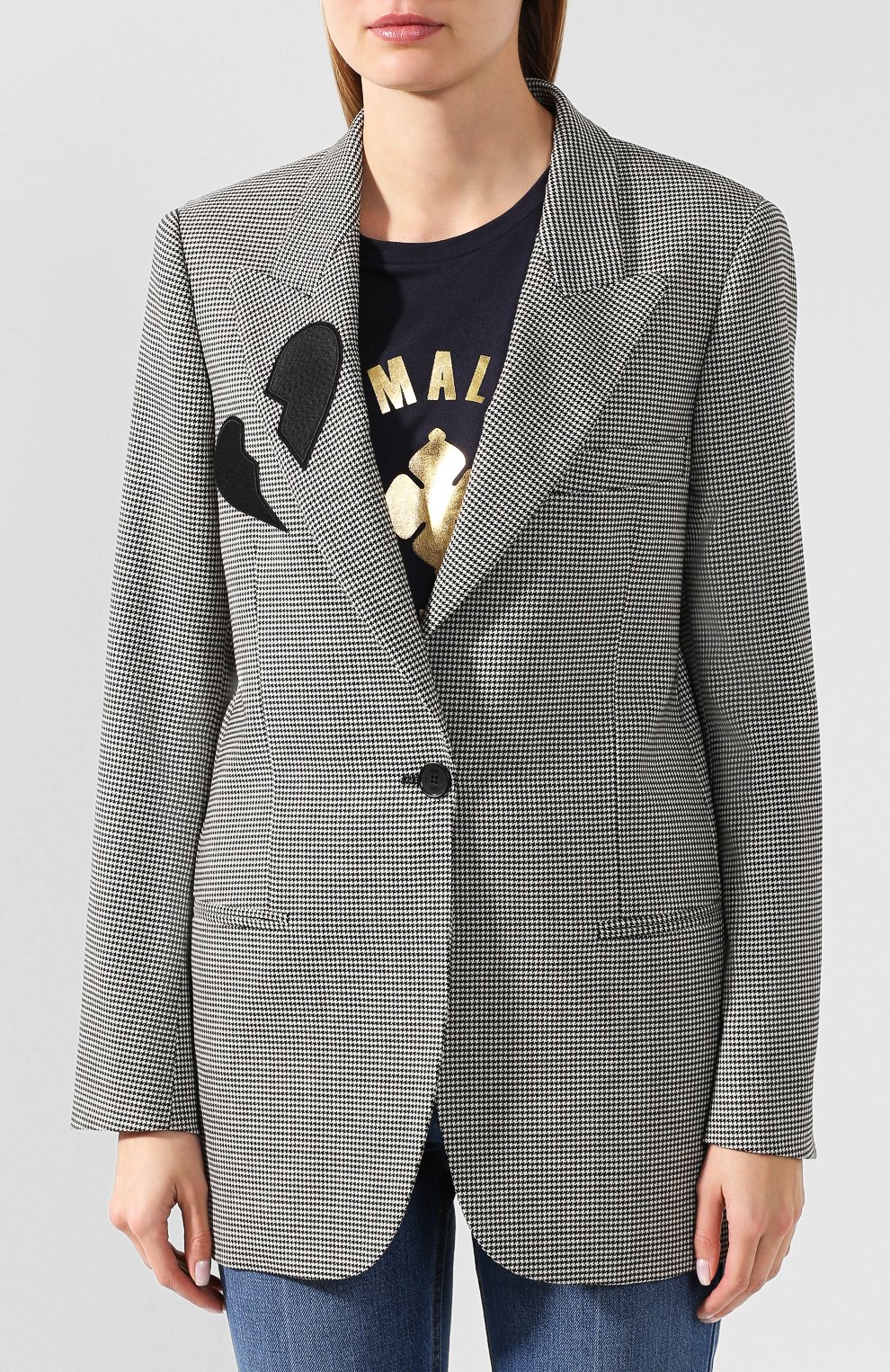 Шерстяной жакет MSGM, арт. 2742MDG109 195813, фото 3