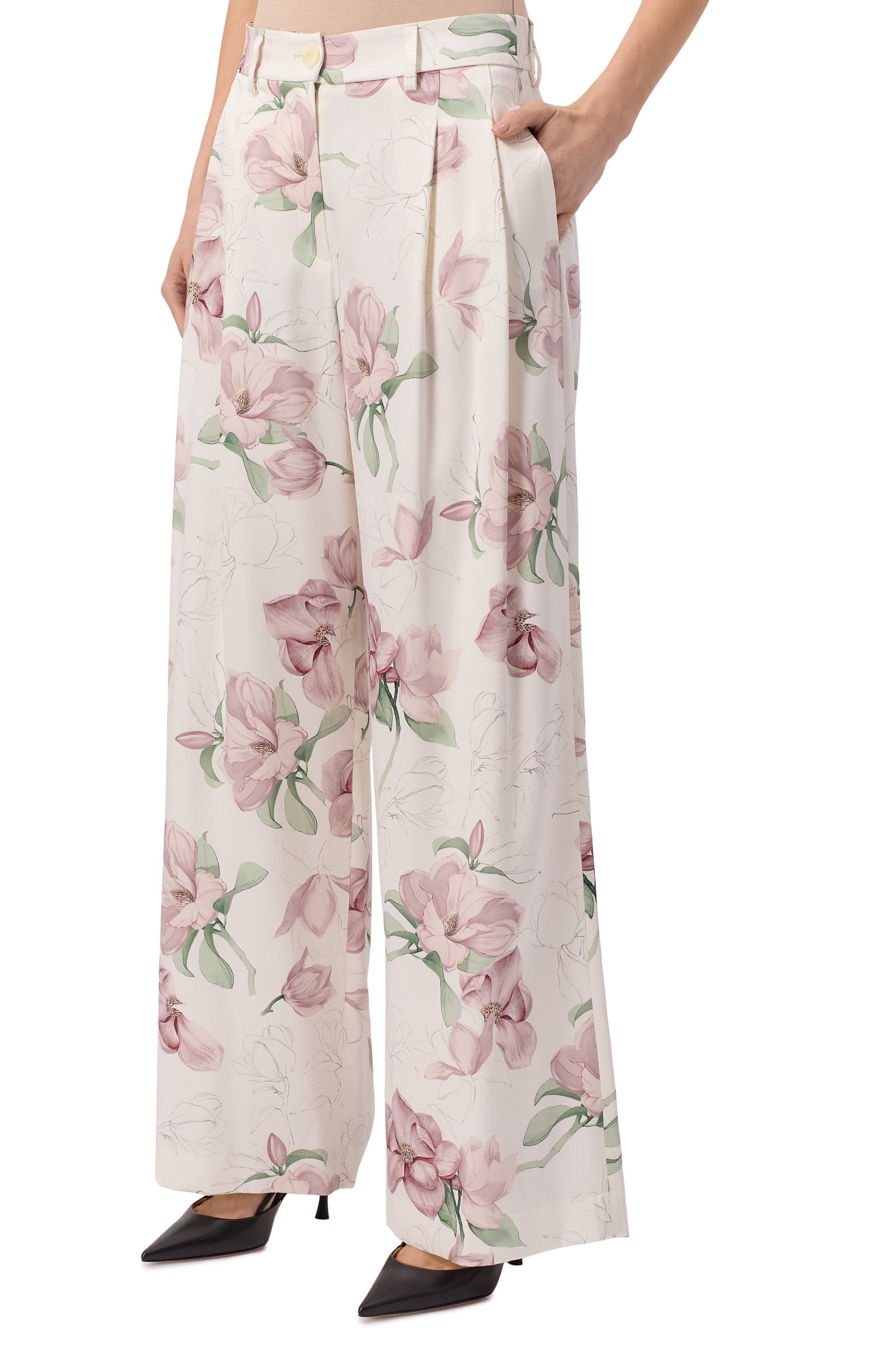 Шелковые брюки COLOMBO, арт. PA00549/STAF/T0603-U-1V, фото 3