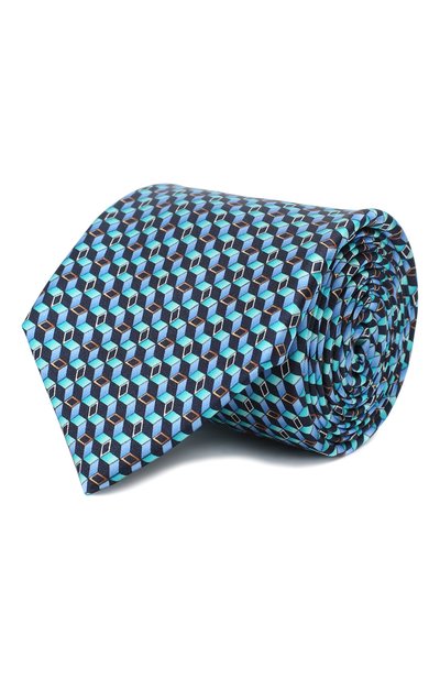 Мужской шелковый галстук ZILLI, арт. 50242/TIES