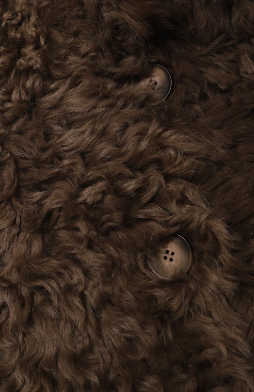 Двусторонняя дубленка из овчины Chaud Studio TIGRADOCOAT22 Коричневый  TIGRADOCOAT22 Фото 5