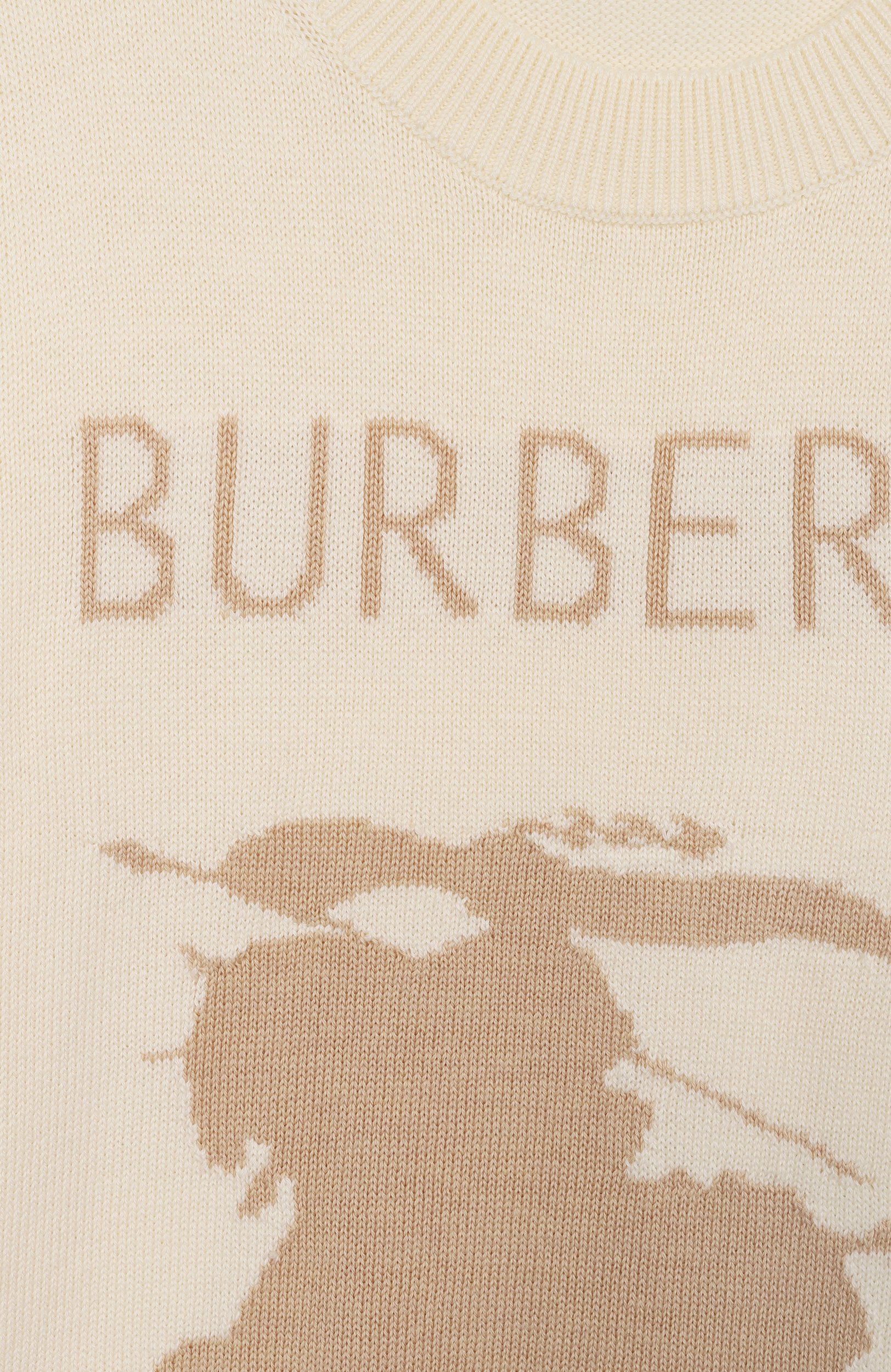 Пуловер из хлопка и шерсти BURBERRY, арт. 8125914, фото 3