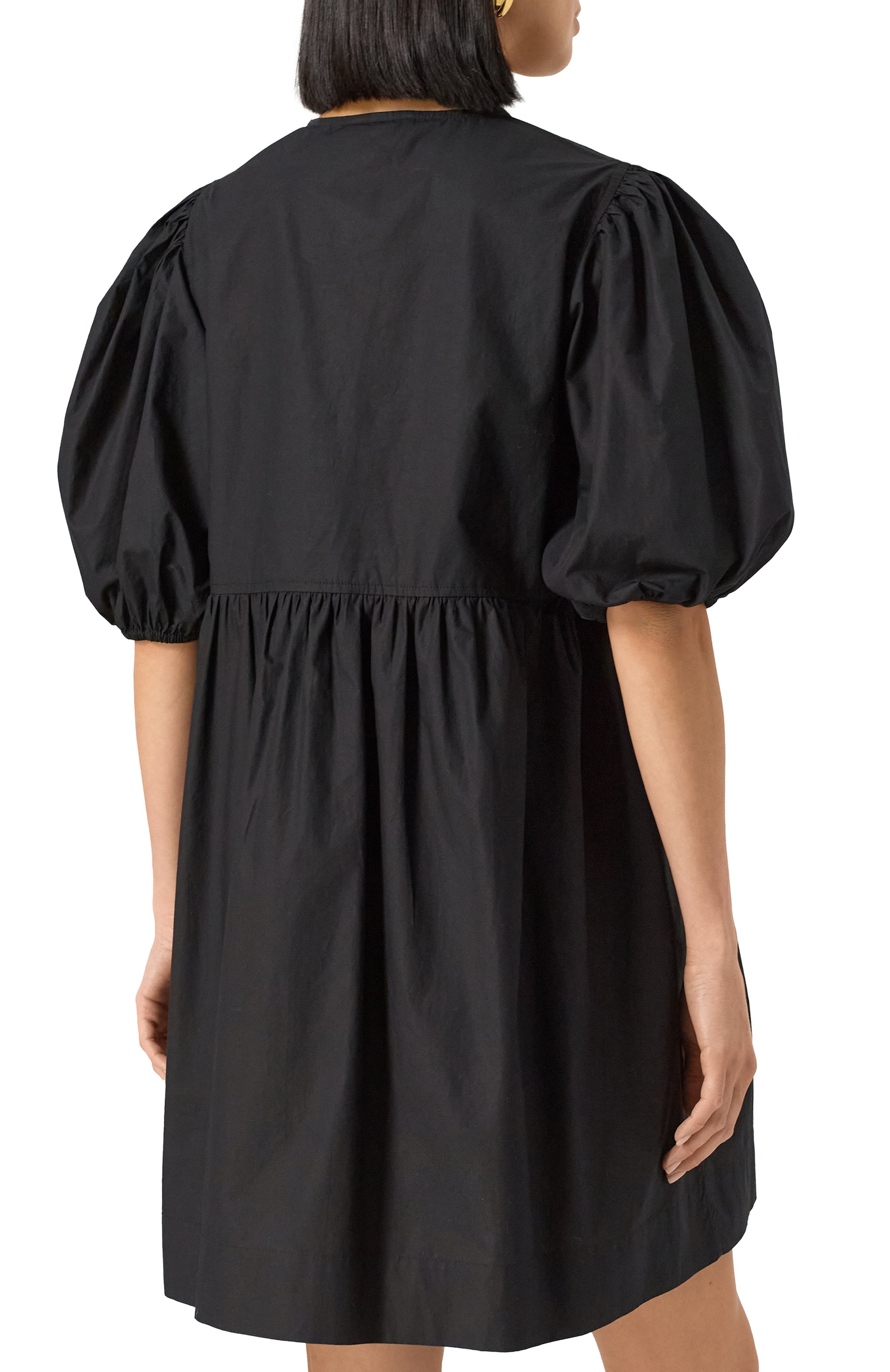 Хлопковое платье GANNI, арт. F9005, фото 4