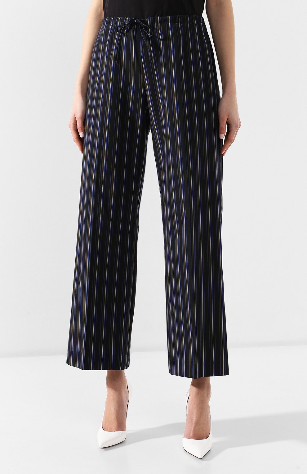 Хлопковые брюки DRIES VAN NOTEN разноцветного цвета по цене 29700 руб., арт. 191-30965-7046, фото 3 Хлопковые брюки DRIES VAN NOTEN, арт. 191-30965-7046, фото 3