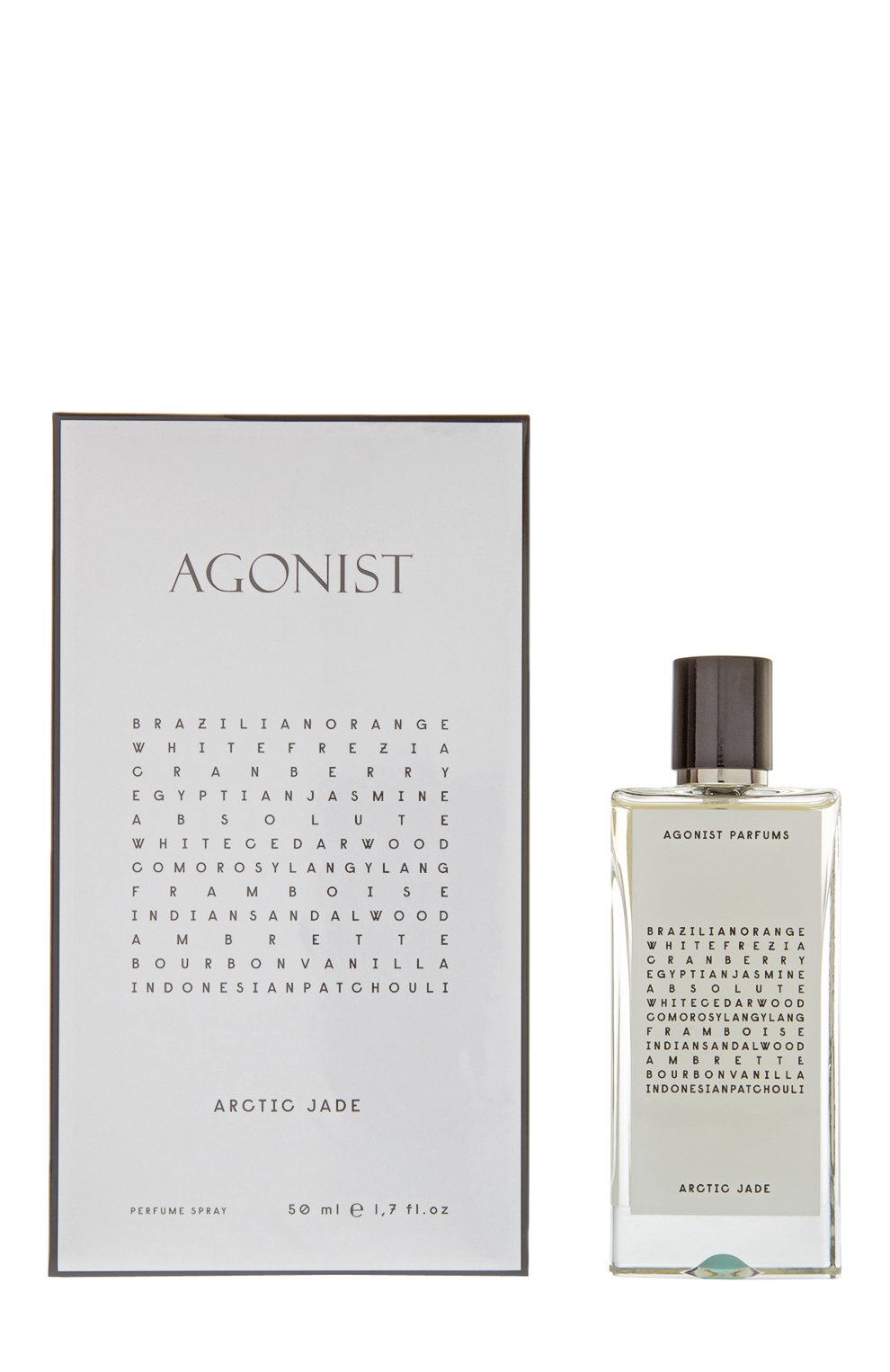 Парфюмерная вода-спрей arctic jade (50ml) AGONIST бесцветного цвета по цене 16800 руб., арт. 7350064450062, фото 1 Парфюмерная вода-спрей arctic jade (50ml) AGONIST, арт. 7350064450062, фото 1