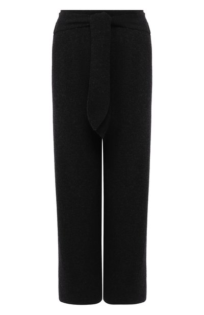 Женские брюки с поясом NANUSHKA, арт. TIGRE_CHARC0AL_CASHMERE BLEND RIB