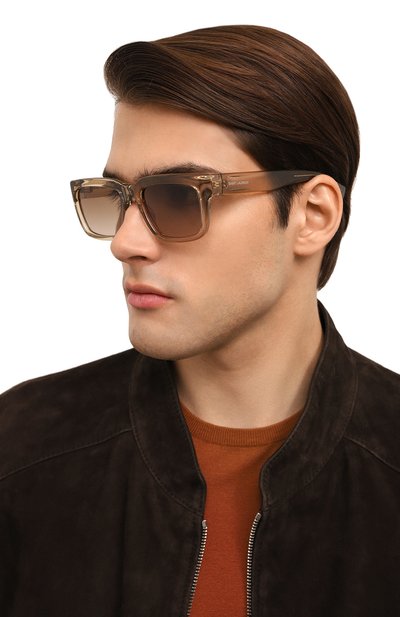Солнцезащитные очки SAINT LAURENT бежевого цвета по цене 34500 руб., арт. SL 615 005, фото 3 Солнцезащитные очки SAINT LAURENT, арт. SL 615 005, фото 3