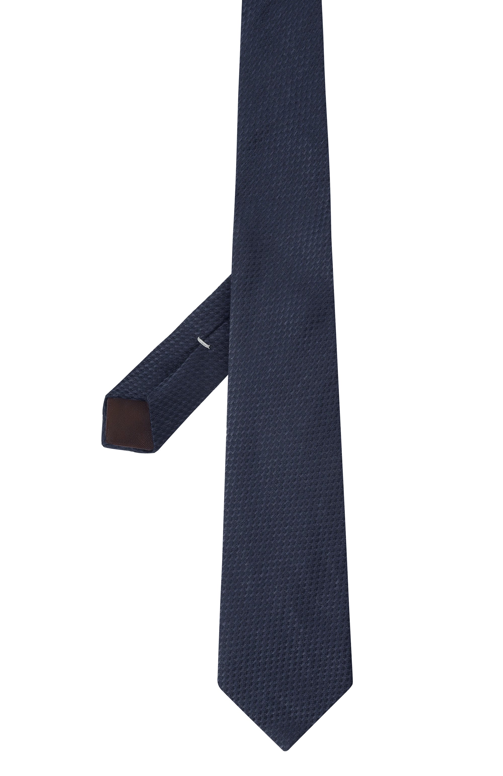 Галстук изо льна и хлопка CANALI, арт. 18/HJ04182, фото 3