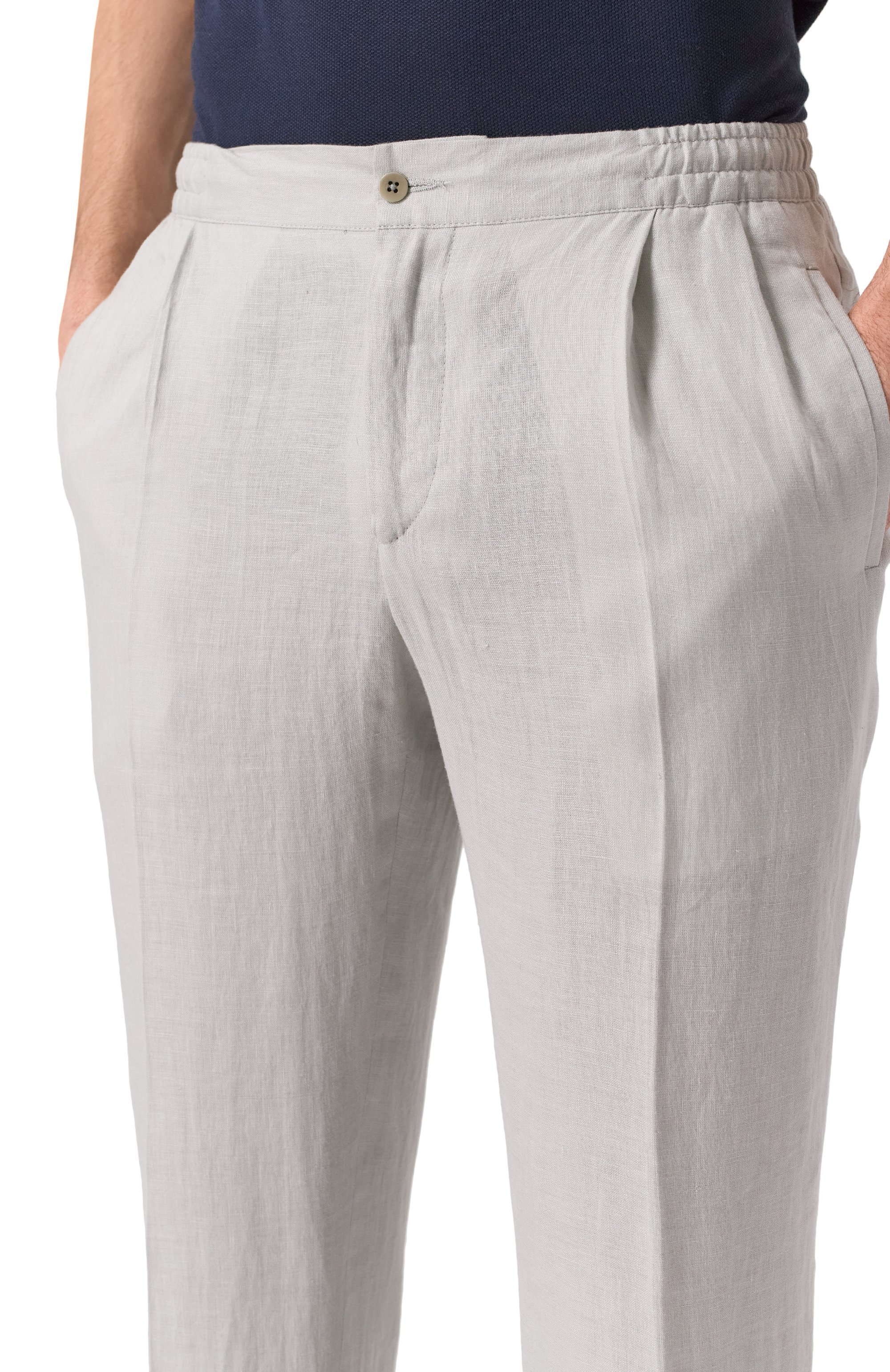 Льняные брюки KITON, арт. UPN01H0928619, фото 5