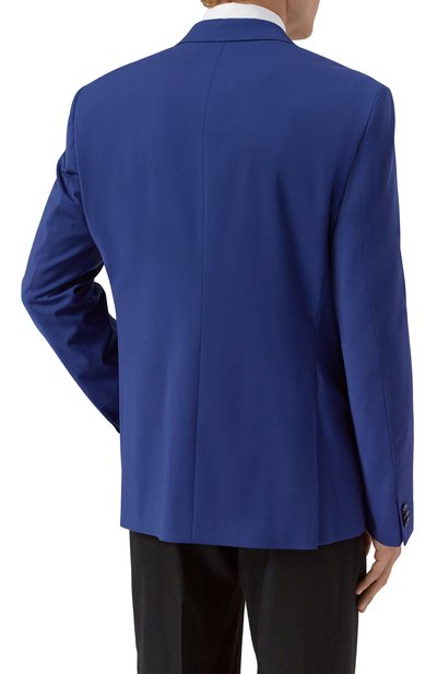 Однобортный пиджак HUGO синего цвета по цене 37950 руб., арт. 50540157, фото 5 Однобортный пиджак HUGO, арт. 50540157, фото 5