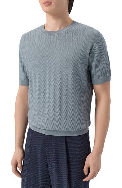 Джемпер из шелка и хлопка GIORGIO ARMANI, арт. GM003132/AF24705, фото 3