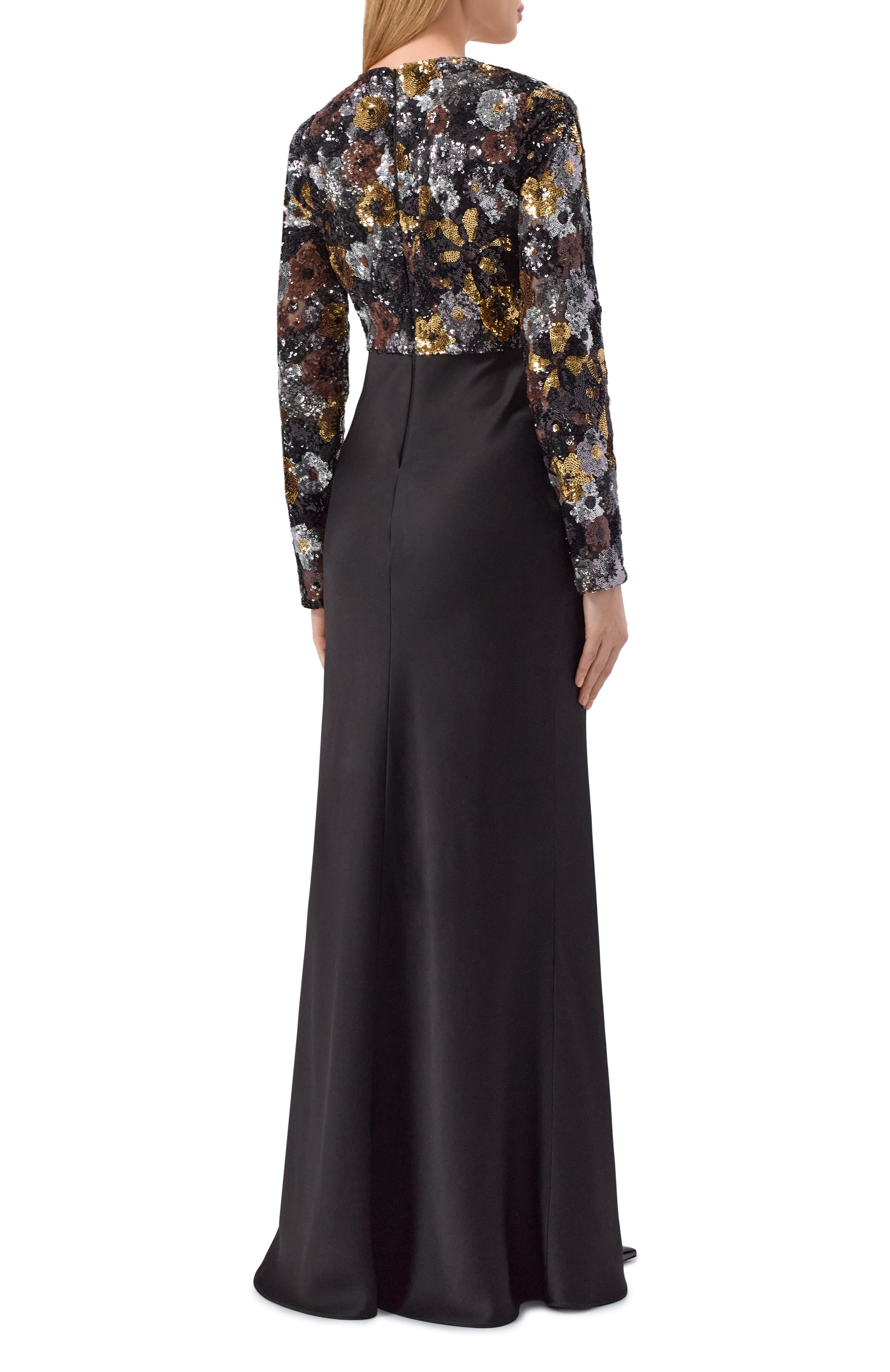 Платье с отделкой пайетками MAX MARA STUDIO, арт. LASTRA, фот�о 3