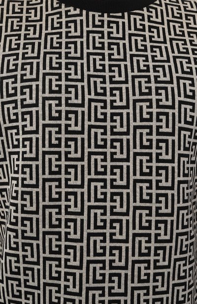 Хлопковый свитшот BALMAIN, арт. YH1JQ040JB22, фото 5