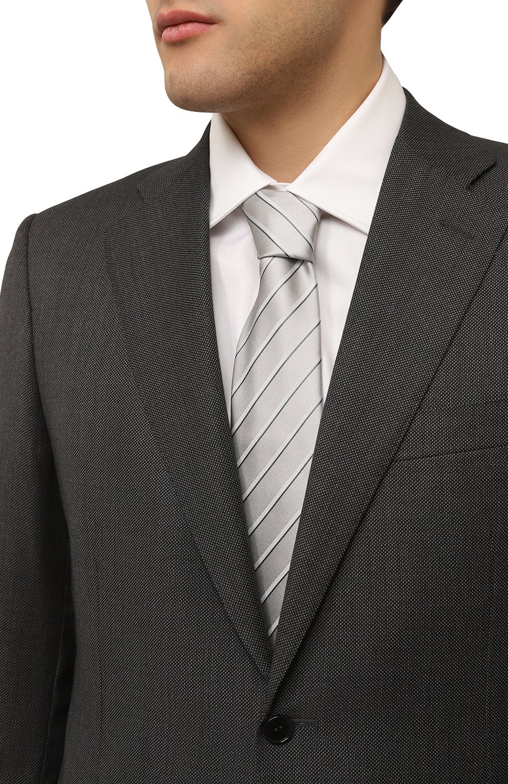 Шелковый галстук GIORGIO ARMANI, арт. 360054/4R934, фото 2