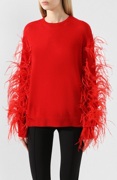Пуловер из смеси шерсти и кашемира VALENTINO, арт. SB3KCA414S8, фото 3