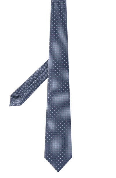 Шелковый галстук KITON синего цвета по цене 41650 руб., арт. UCRVKLC01M01, фото 3 Шелковый галстук KITON, арт. UCRVKLC01M01, фото 3