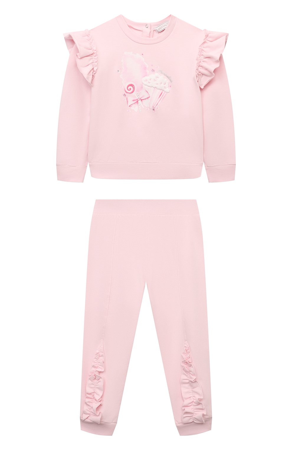 Комплект из свитшота и брюк MONNALISA, арт. 39D501NP., фото 1