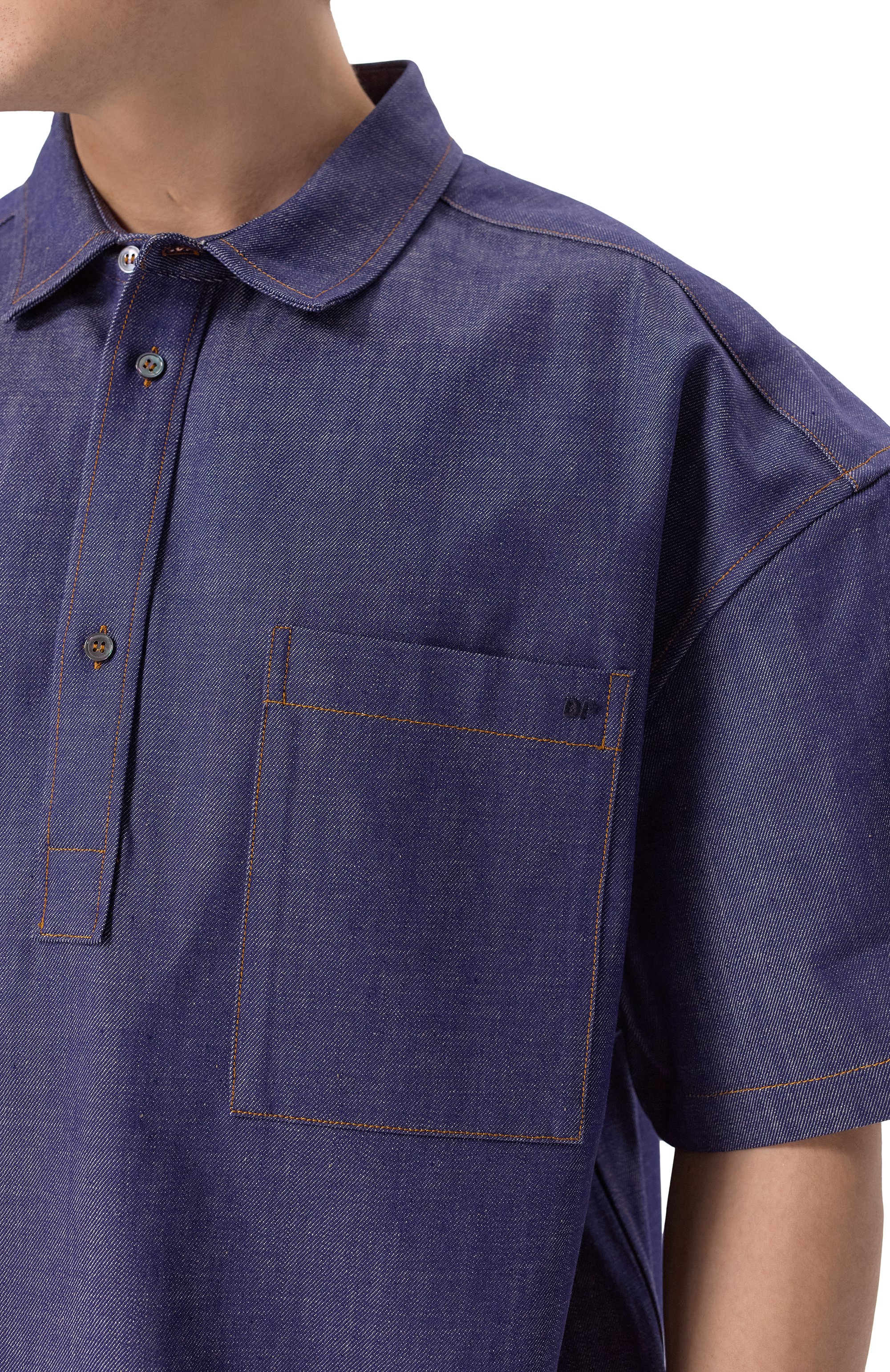 Джинсовое поло DARKPARK, арт. MSH08/FAC84, фото 5